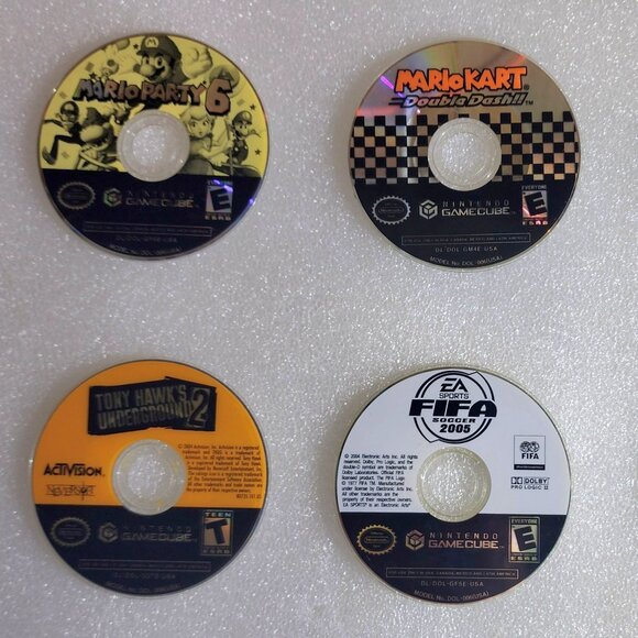 Nintendo GameCube Lot 6 Games Mario Kart Double Dash Mario Party 6 Donkey Konga - Picture 3 of 8